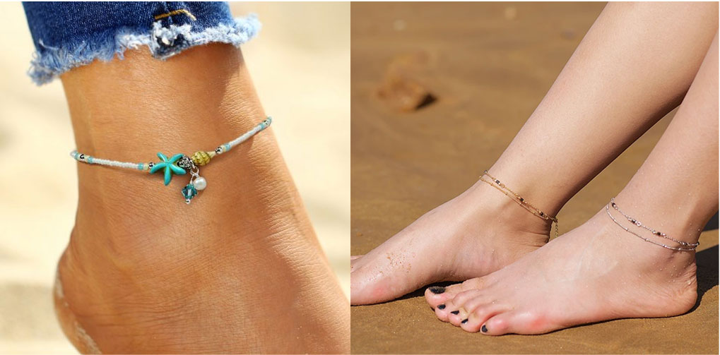 Beach anklets
